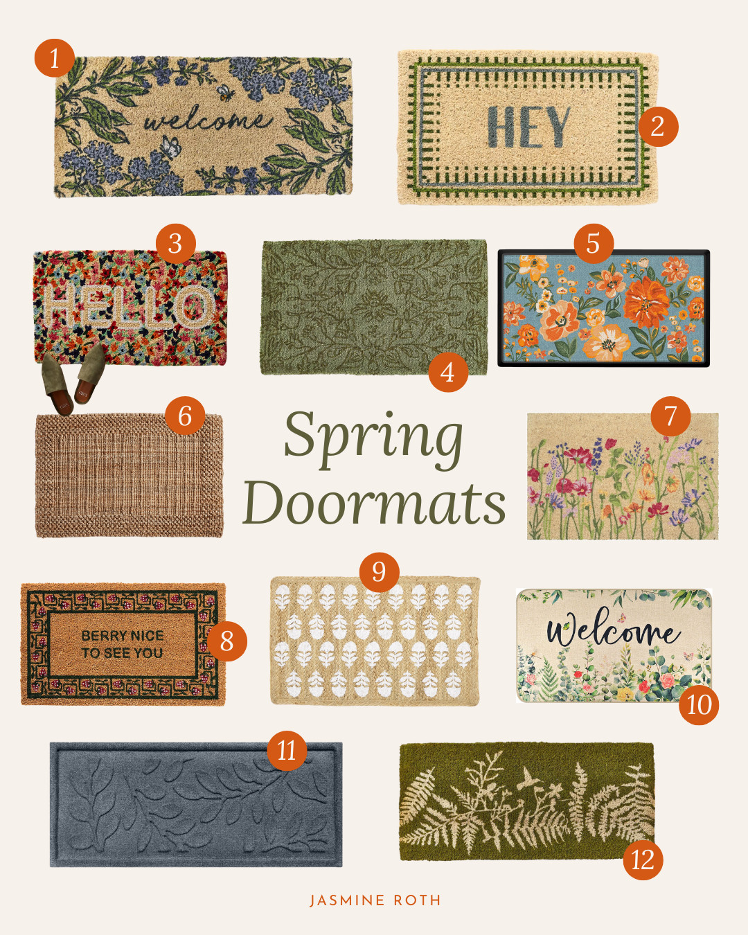 Spring Outdoor Doormats  

 #LTKU #LTKHome #LTKFindsUnder50