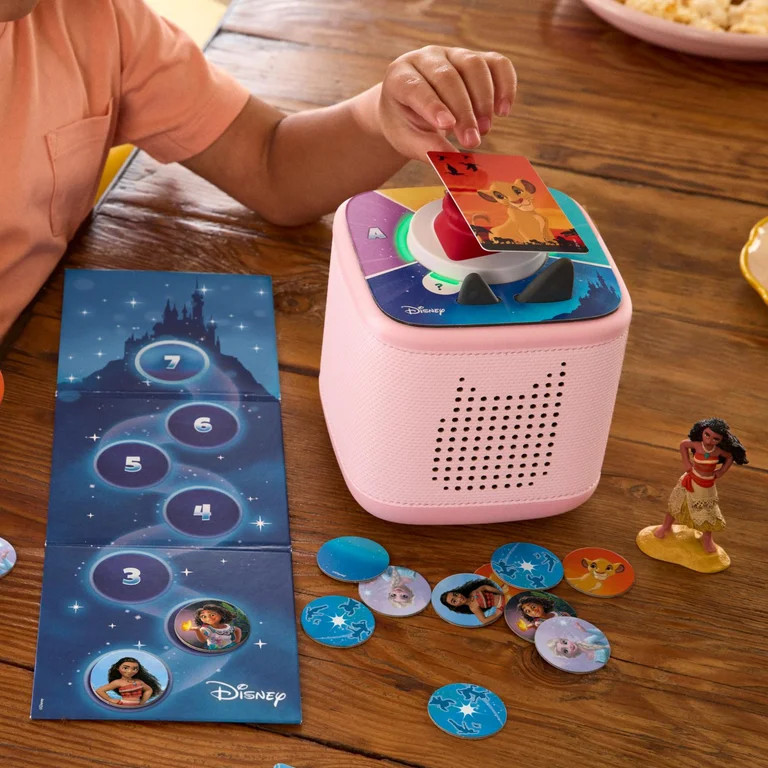 tonies Toniebox 2 Audio Player Full Play Bundle for Kids 1+ with Moana, Disney Quiz Kingdom Tonie... | Walmart (US)