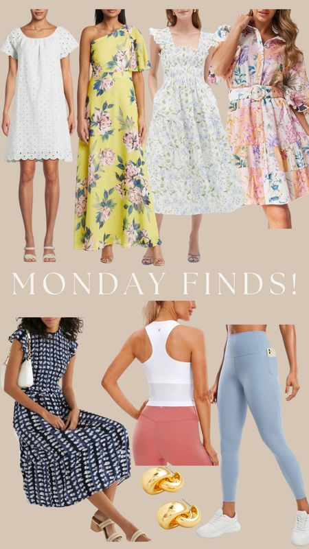 MONDAY FINDS!! Eyelet dress, beautiful maxi dress that’s perfect for a spring or summer wedding, new hill house nap dress print, Amazon dress find, Walmart dress and more CRZ pieces I love! 

#LTKSeasonal #LTKstyletip #LTKfindsunder50