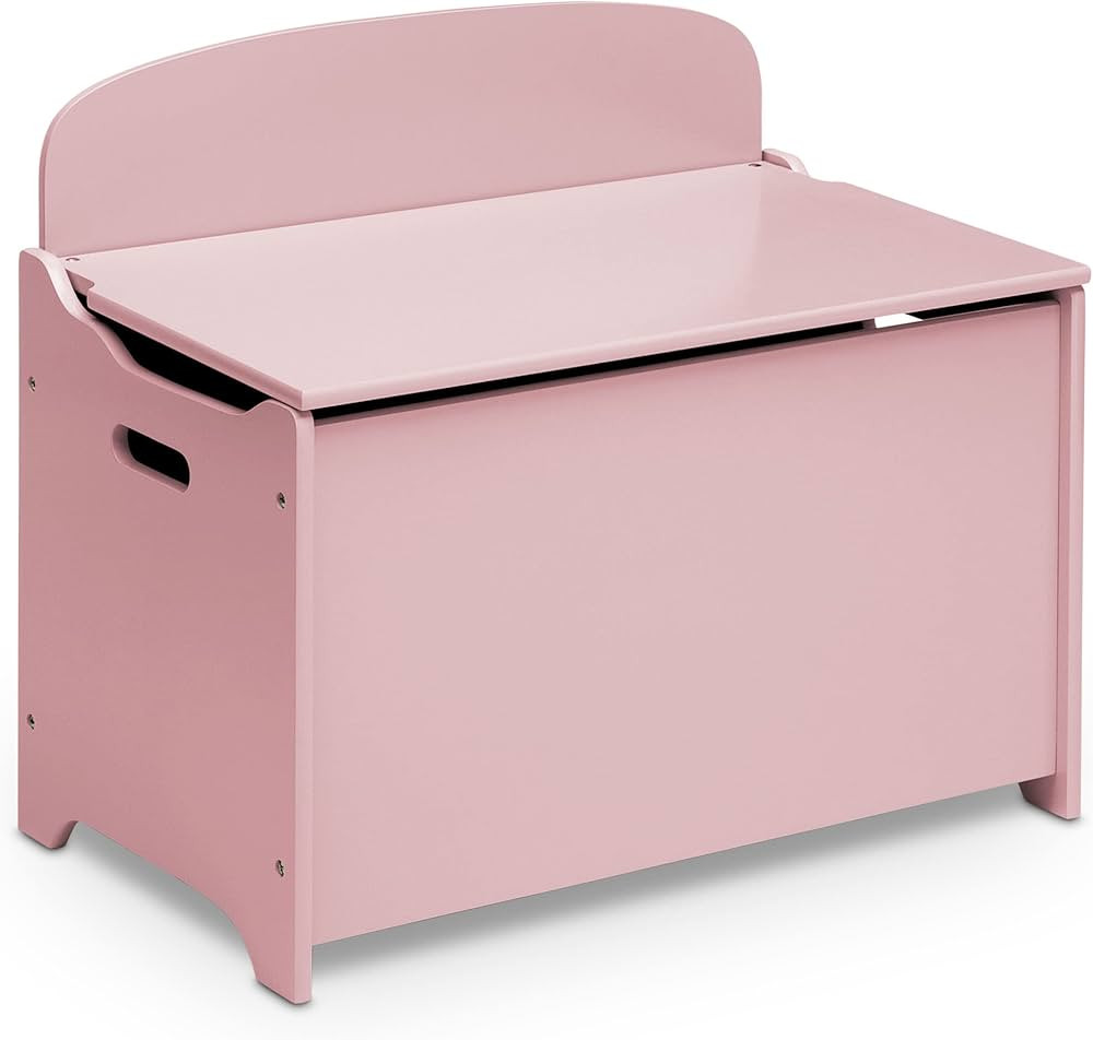 Delta Children MySize Deluxe Toy Box, Dusty Rose | Amazon (US)