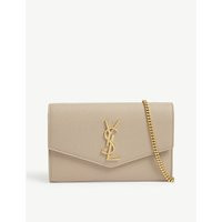 Uptown monogram leather wallet-on-chain | Selfridges
