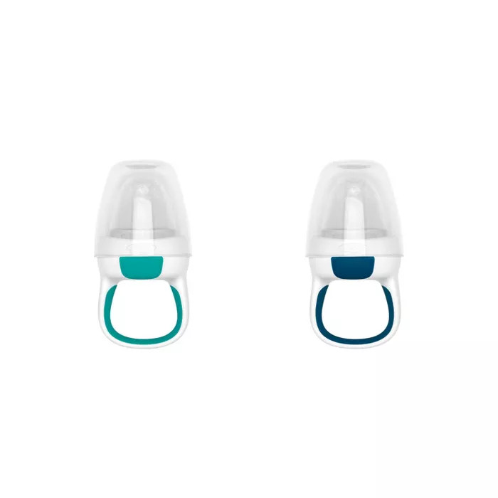 OXO Tot Silicone Self Feeder - 2pk - Navy/Teal | Target