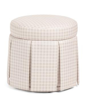 18x18 Plaid Swivel Storage Ottoman | Home | TJ Maxx | TJ Maxx