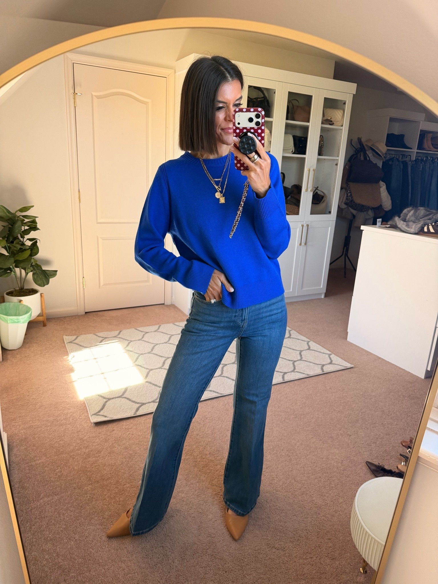 Walmart jeans on sale for $20! Size 0. Walmart sweater on sale for $13!