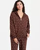 Rebel Veil Juniors' Full-Zip Printed Hoodie - Brown Multi | Macy's