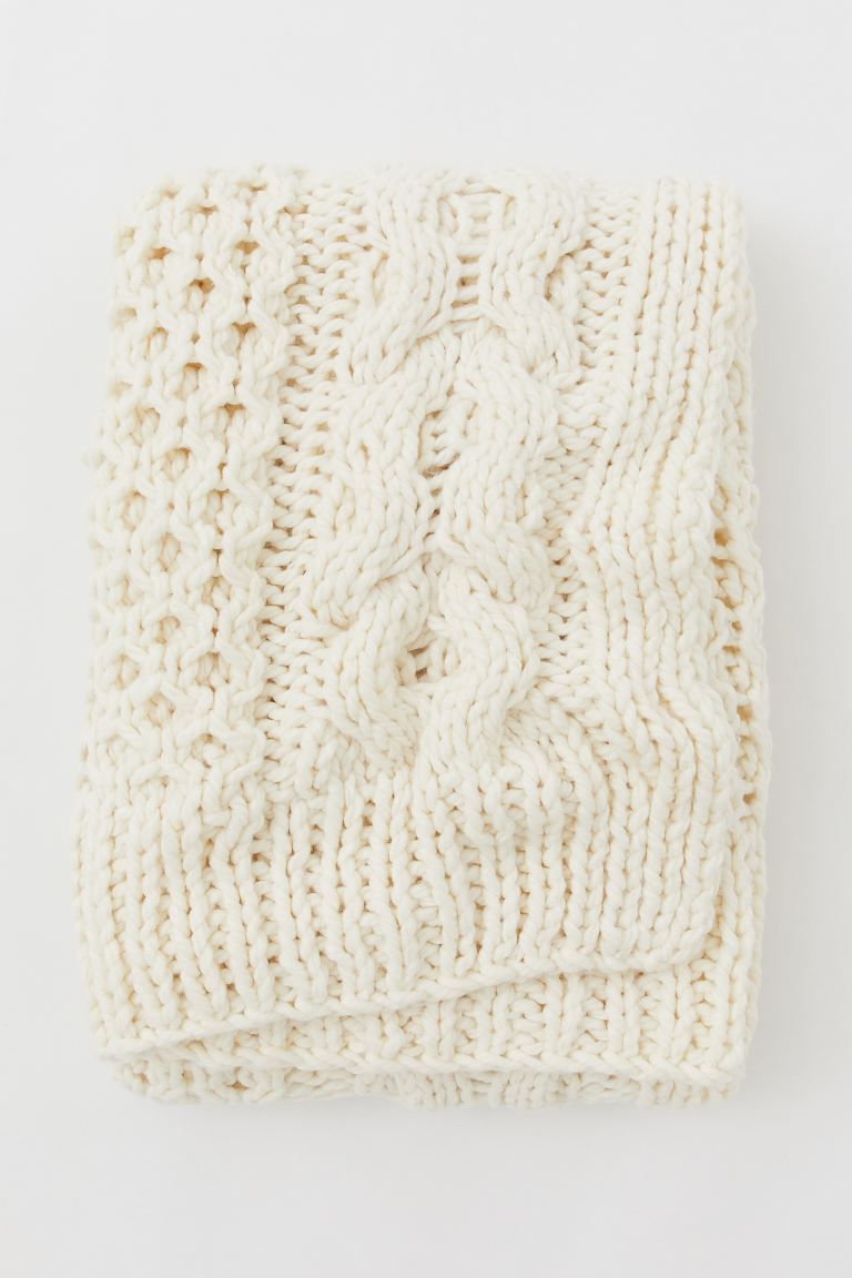 Pattern-knit Throw | H&M (US)