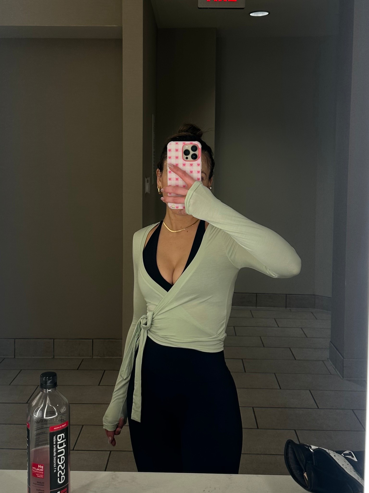 Pilates wrap top from Amazon 

#LTKootd #LTKSaleAlert #LTKActive