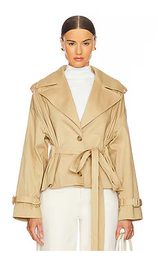 L'Academie by Marianna Provins Jacket in Tan from Revolve.com | Revolve Clothing (Global)