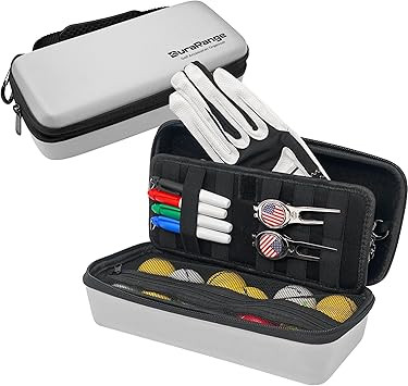 Golf Glove Holder Case with Glove Shaper - Portable Golf Accessories Organizer for Men & Women - ... | Amazon (US)