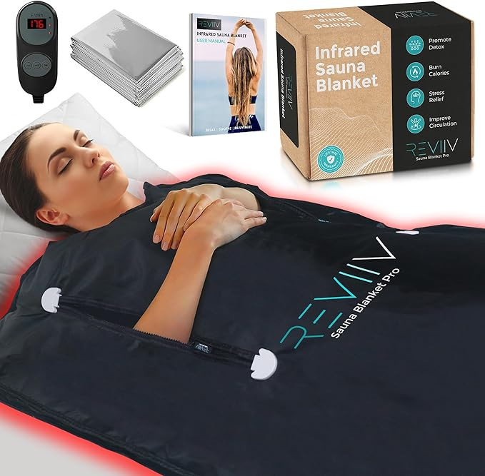 Portable Far Infrared Sauna Blanket with Zipper Arm Holes for Ultimate Flexibility and Detoxifica... | Amazon (UK)