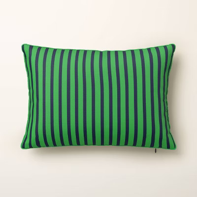 Stripe Throw Pillow Color Green/Navy - kate spade new york x Target | Target