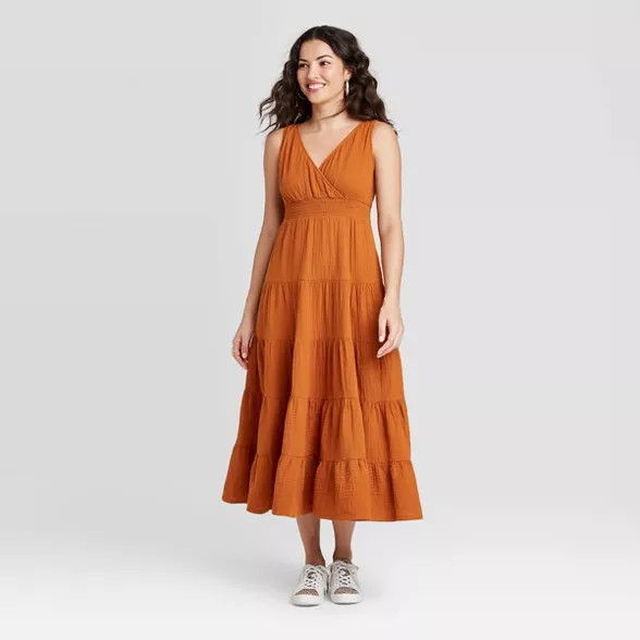 Women's Sleeveless Tiered Dress - Universal Thread™ | Target