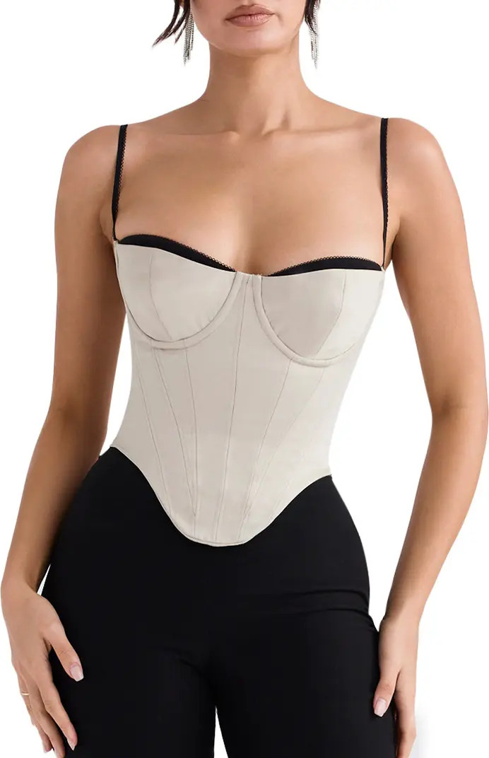 Luette Satin Corset | Nordstrom