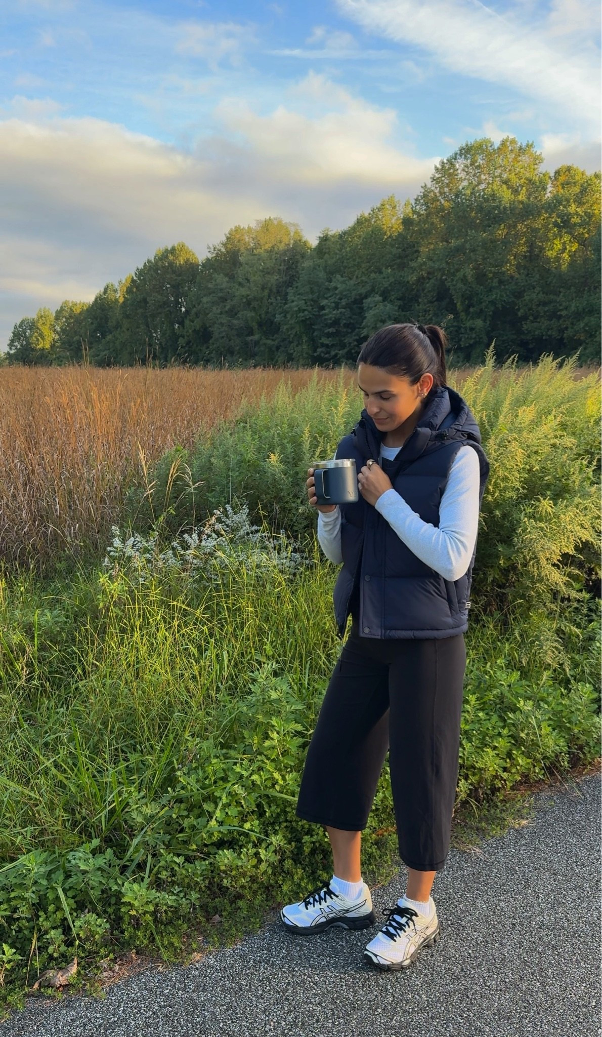 wearing size small in vest & 4 in leggings!

#LTKootd #LTKActive