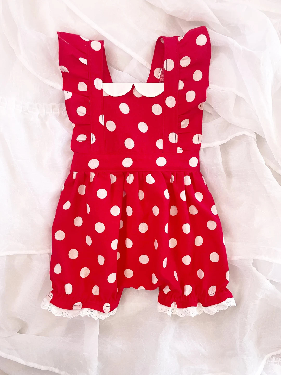 Minnie Mouse Inspired Romper, Disney Romper - Etsy | Etsy (US)