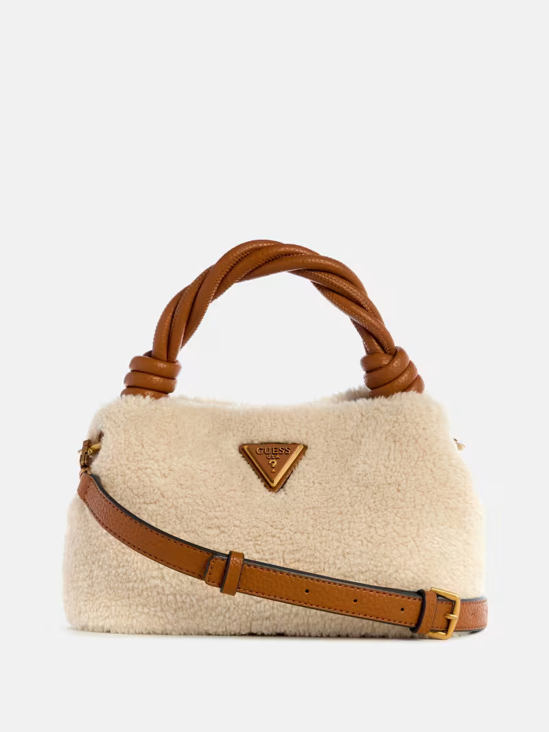 Shaida Shearling Top-Handle Crossbody | Guess US | Guess (US)