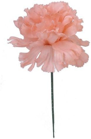 Larksilk Peach Silk Carnation Picks, Artificial Flowers for Weddings, Decorations, DIY Decor, 100 Co | Amazon (US)