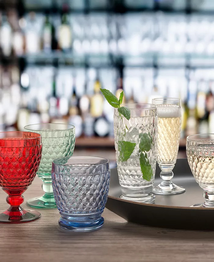 Villeroy & Boch 14 oz Boston Crystal Goblet, Set of 4 - Macy's | Macy's