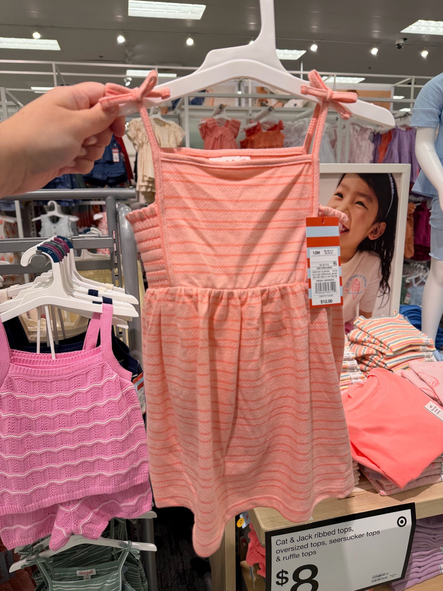 Bright, playful, and perfect for summer 🧡🩷 This orange + pink striped dress is giving all the fun sunny day vibes for your little girl ☀️ @Target

#LTKKids #LTKSeasonal #LTKBaby
