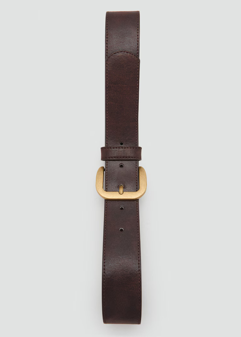 Square buckle belt - Women | MANGO USA | Mango (US/MX/AU)