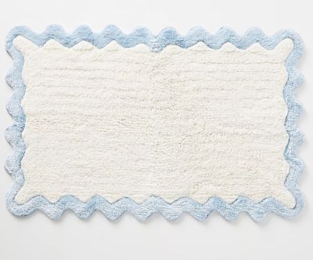 Blue and white wavy bath mats

#LTKfindsunder100 #LTKMostLoved #LTKhome