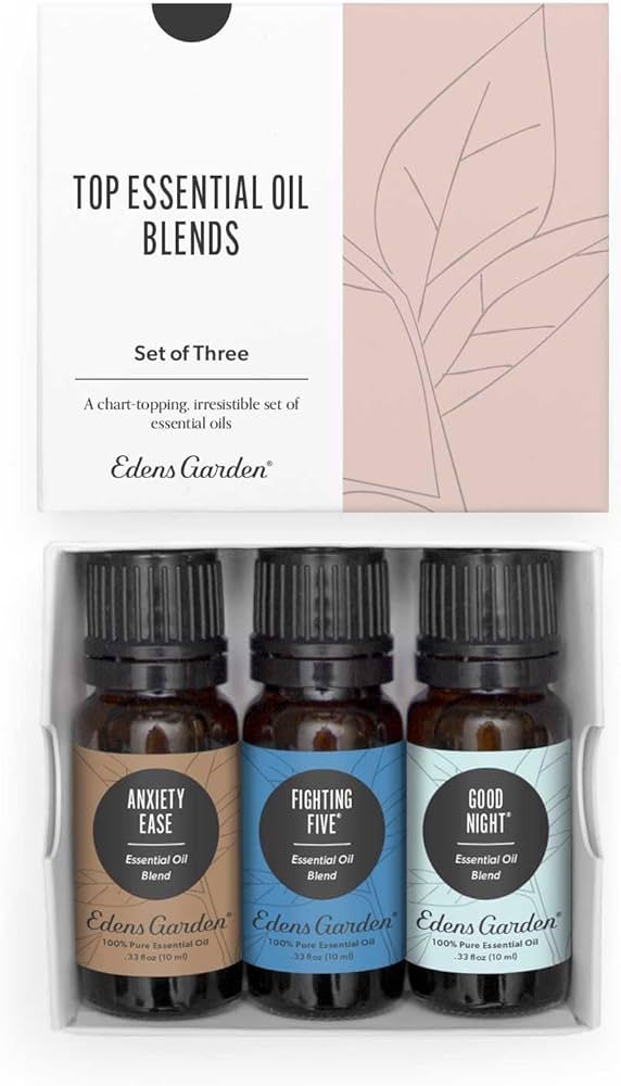 Edens Garden Top Synergy Blend Essential Oil 3 Set, Best 100% Pure Aromatherapy Starter Kit (for ... | Amazon (US)