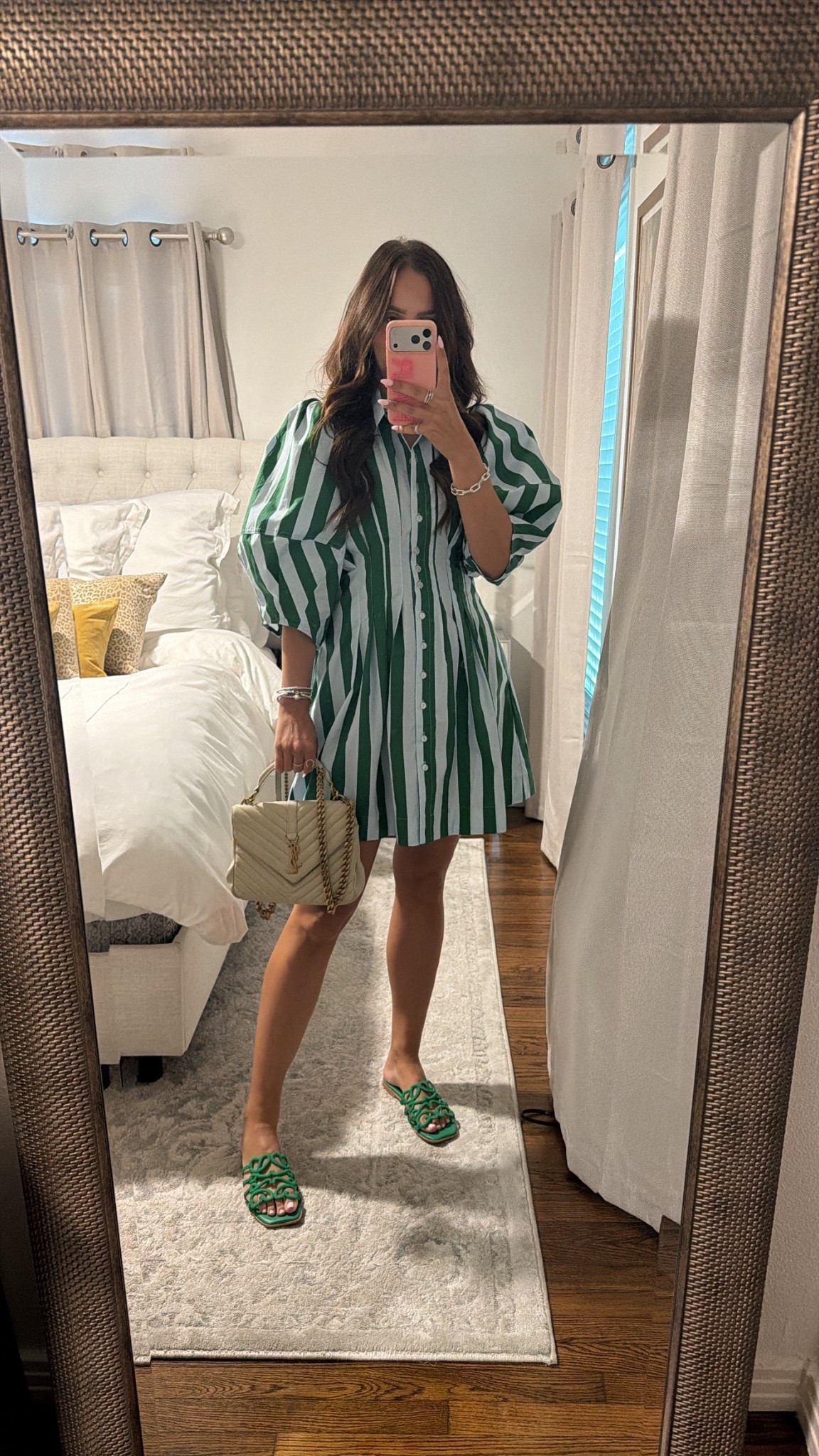 Stripe dress. Golf dress. Shirt dress. Spring dress. Summer dress. Designer dupe  

#LTKootd #LTKgrwm