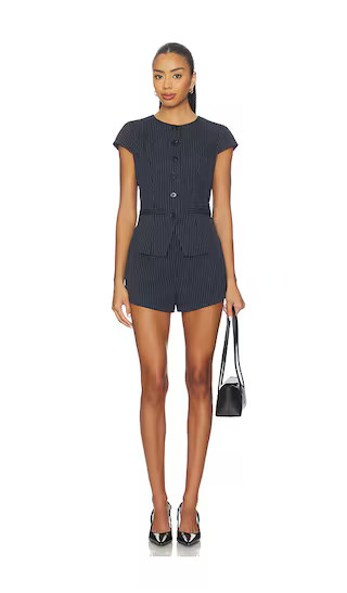Monica Short Set in Navy | Revolve Clothing (Global)