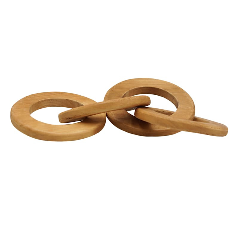 Honey Wood Chain Decor, 17x6 | At Home