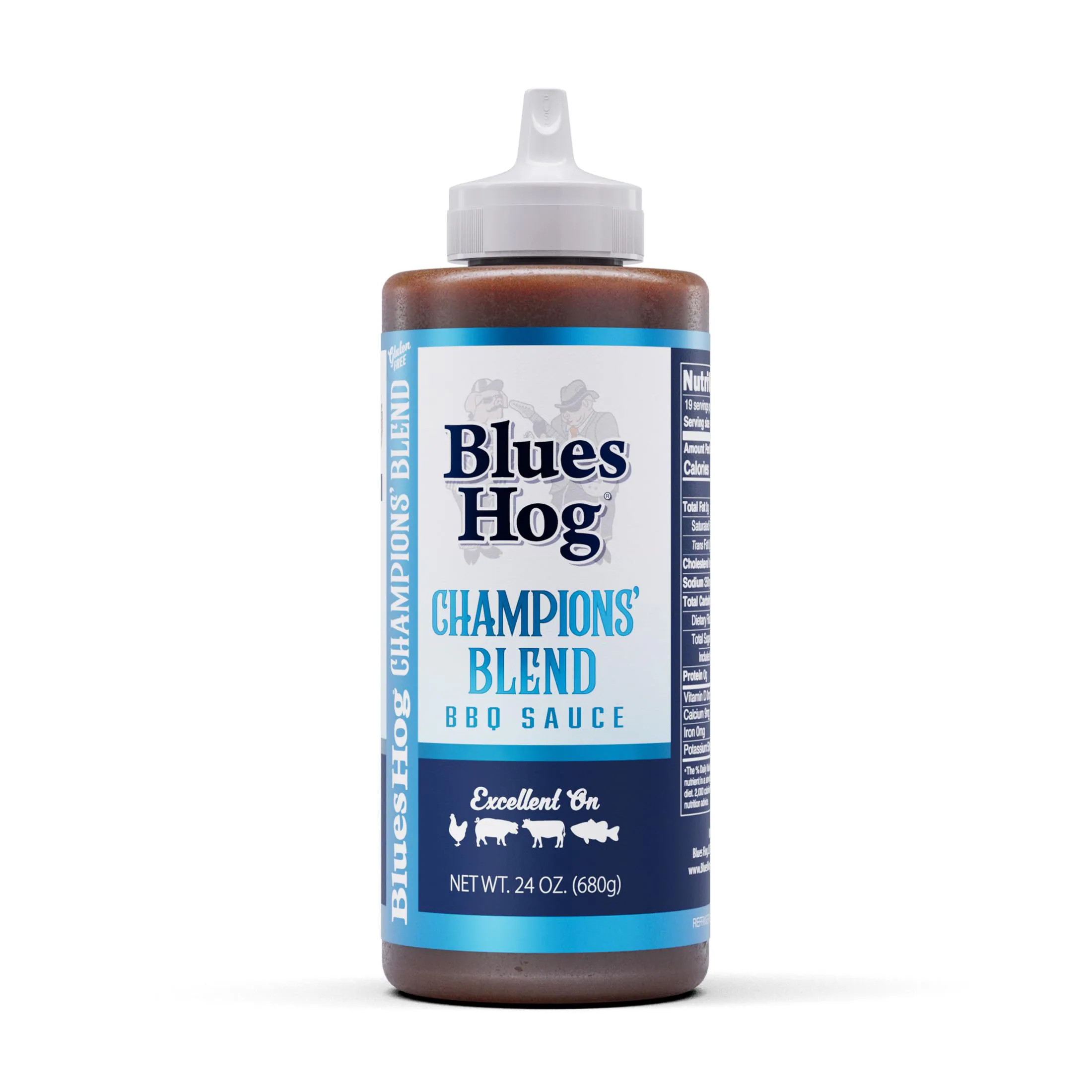 Blues Hog Champions' Blend Barbeque Sauce Sweet Smokey Tangy BBQ Sauce All-Natural Gluten-Free Made in the USA 24 oz one_size | 70610-8FD2 | Lowe's