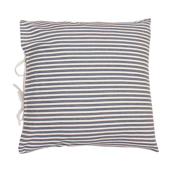 Tina Ticking Stripe Tie Pillow Stellar - Décor Therapy | Target