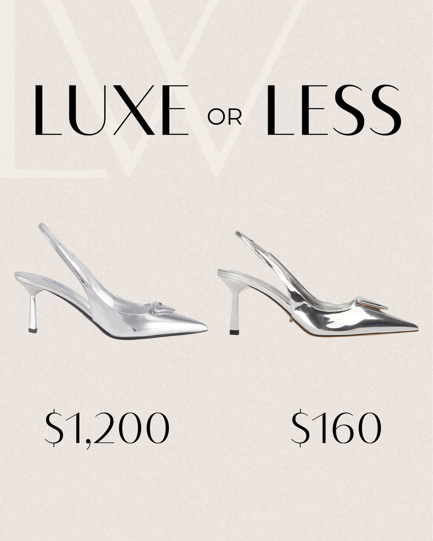 If you’ve been wanting to add a touch of metallic to your closet, I found these sling backs in stock! They look similar to the Prada sling backs and they are selling out quick! I found them stocked, run! 

#LTKFind #LTKSeasonal #LTKstyletip