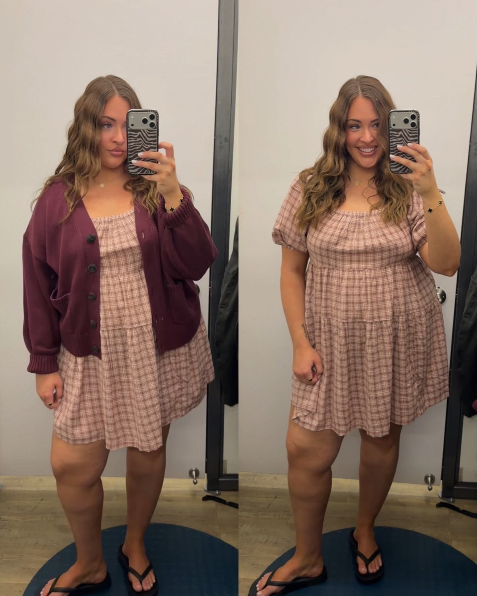 Wearing a large dress & xl cardi!

#LTKPlusSize #LTKMidsize #LTKSaleAlert