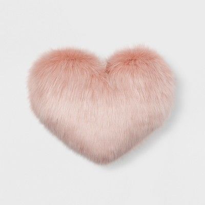 Faux Fur Oversized Heart Throw Pillow | Target