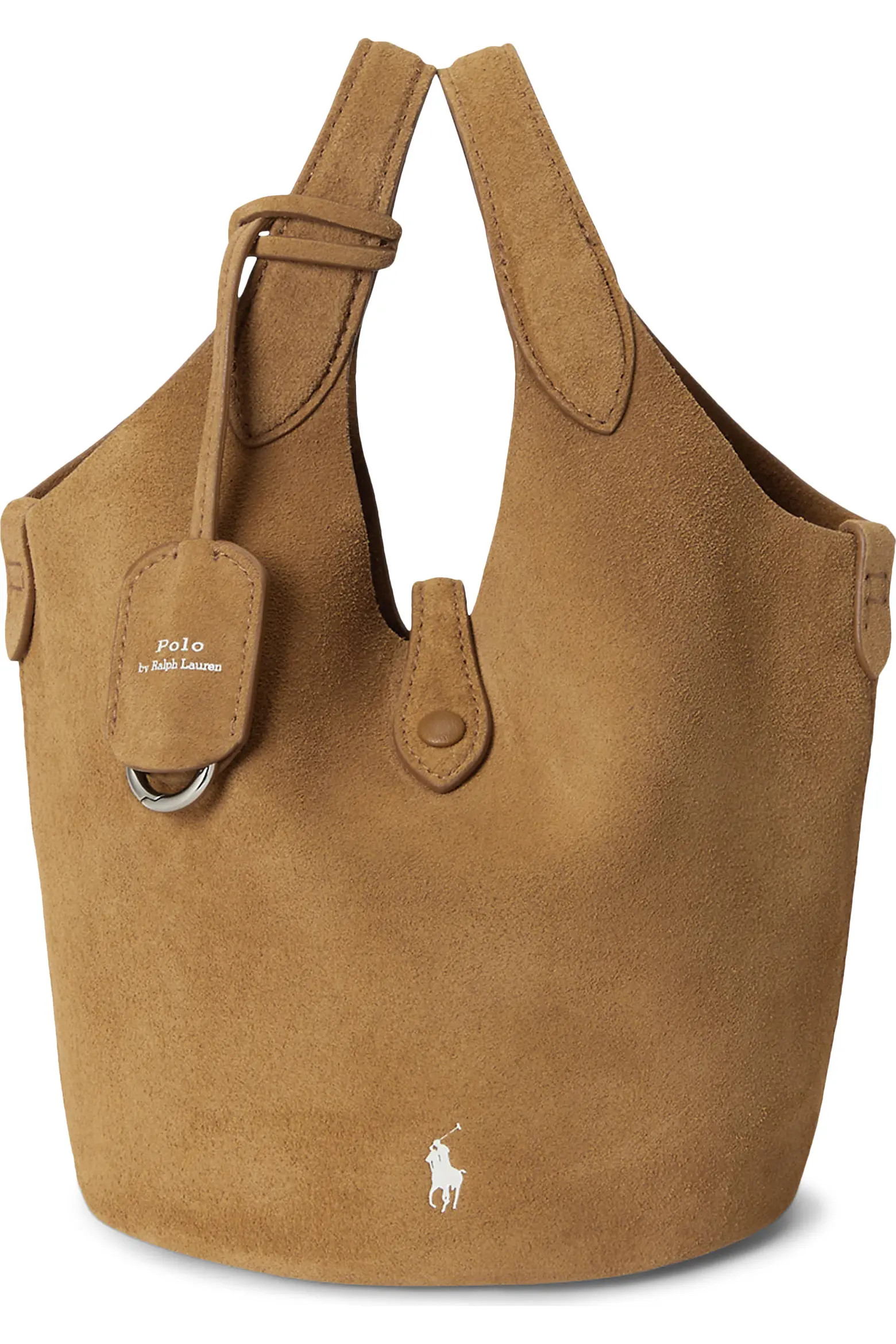 Polo Ralph Lauren Small Polo Play Suede Crossbody Tote (Women) | Nordstrom | Nordstrom