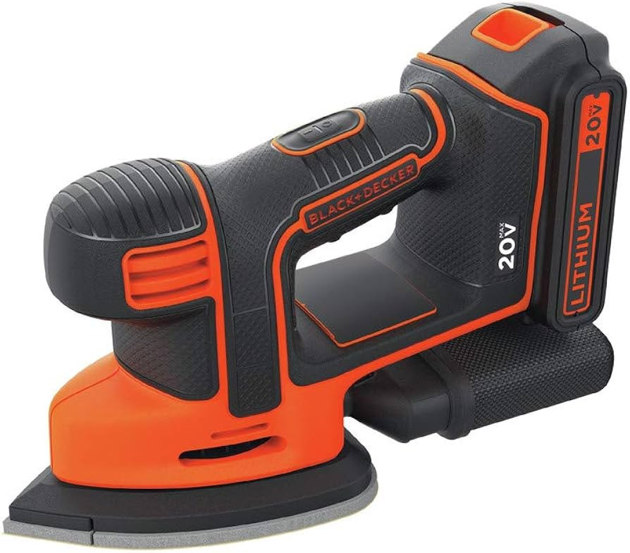 BLACK+DECKER 20V MAX* Mouse Sander, Tool Only (BDCMS20B) | Amazon (US)