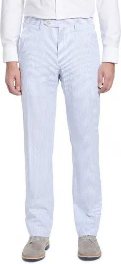 Berle Flat Front Seersucker Pants | Nordstrom | Nordstrom