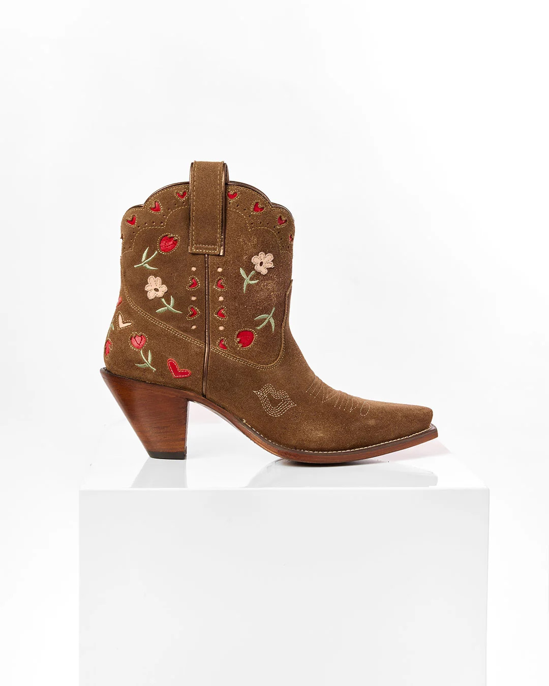 Bloom Bootie - Sandy Suede | Women's Cowboy Boots | Besita Boots | Besita Boots