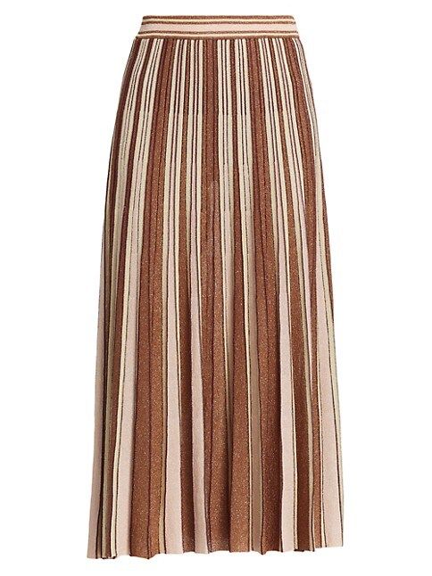 Luminosity Lurex Stripe Skirt | Saks Fifth Avenue