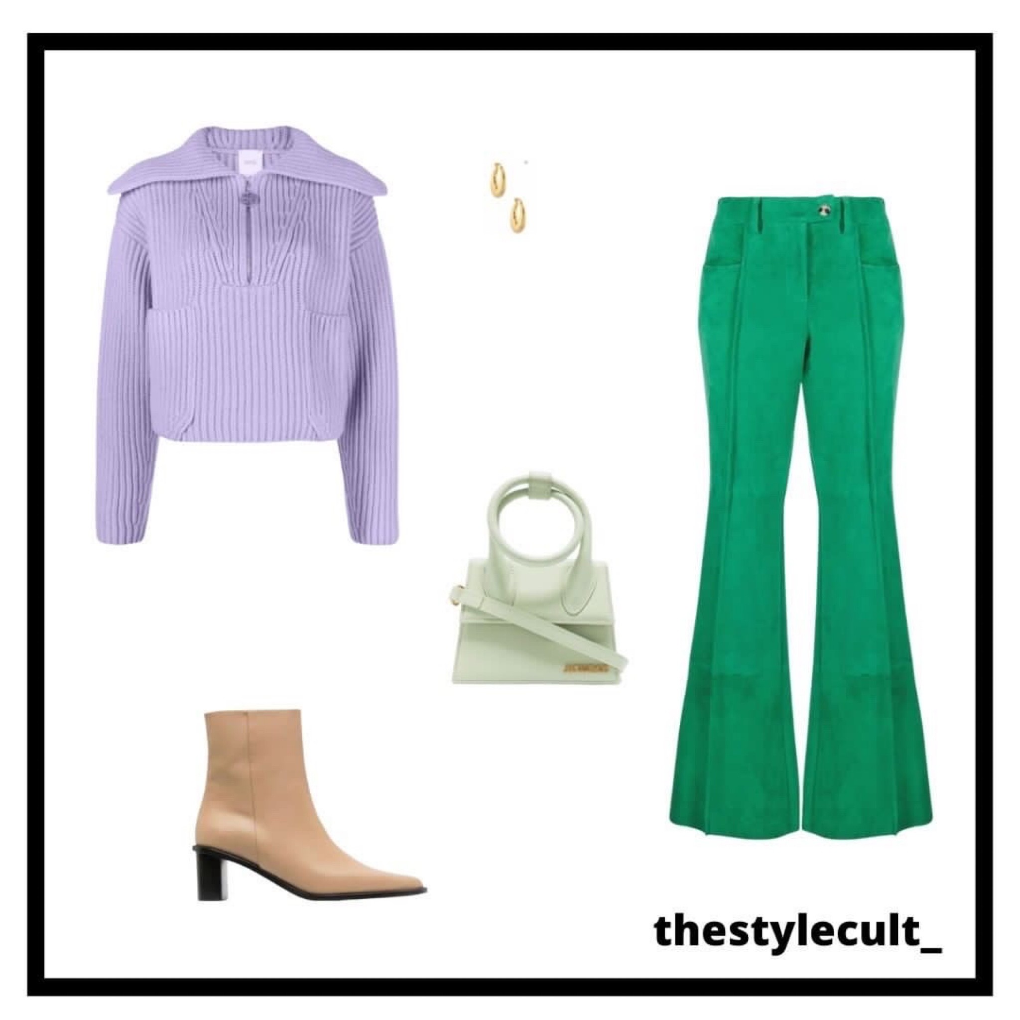 • patou ribbed zip up| gold hoops | atp atelier boots | giuseppe di morabito high waisted trousers | jacquemus le chiquito

#LTKitbag #LTKSeasonal #LTKstyletip