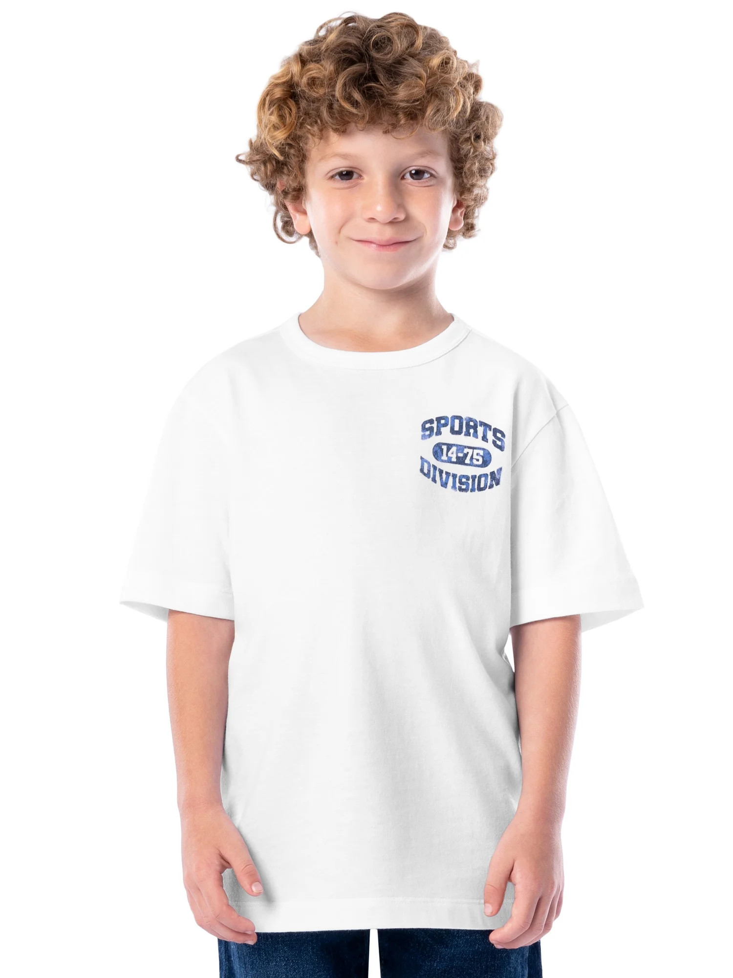 Wonder Nation Boy's Short Sleeve Elevated Graphic T-Shirt, Sizes 4-18 & Husky | Walmart (US)