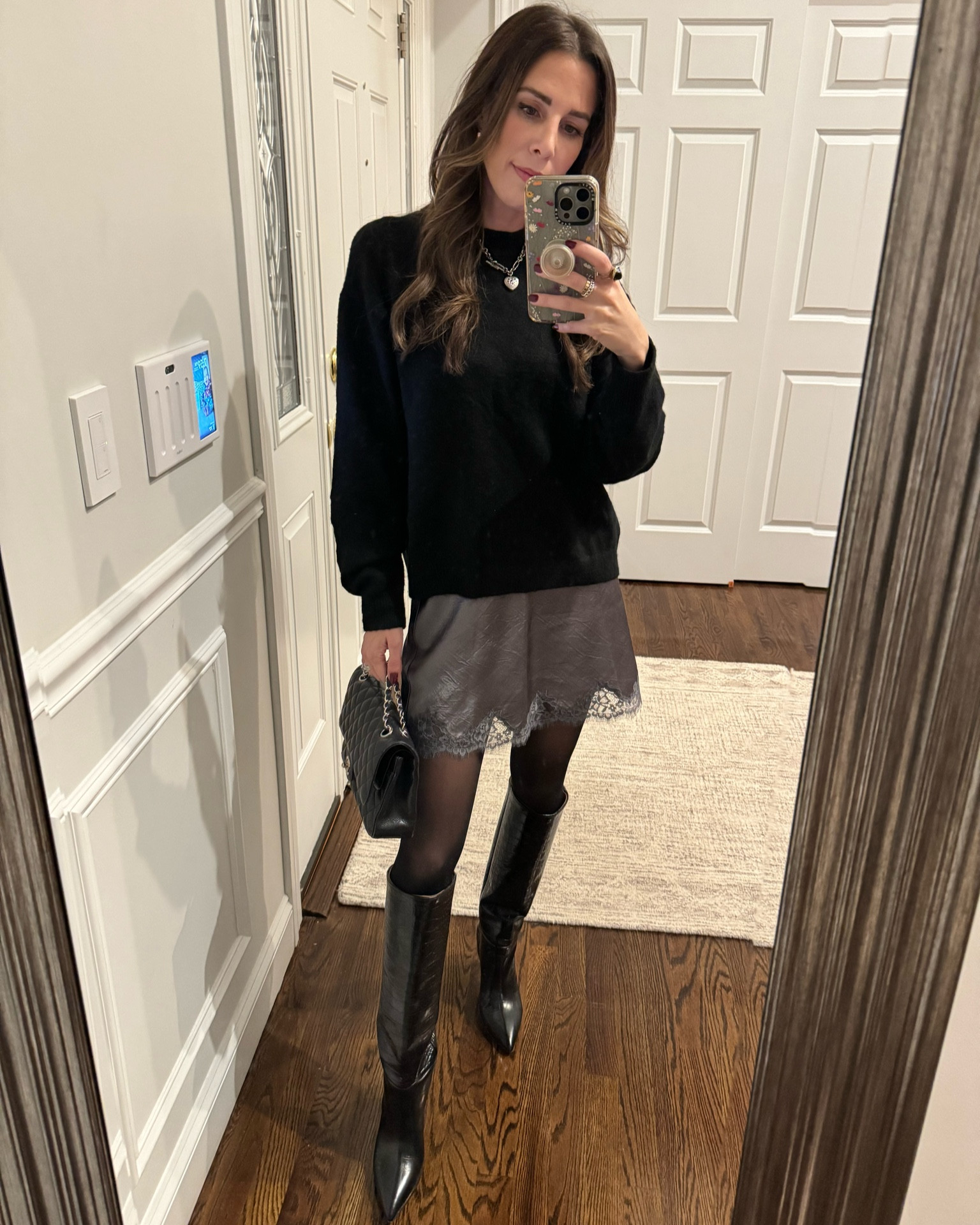 Thanksgiving Eve outfit.
Wearing XXS in the skirt. Boots are so comfortable!


#LTKStyleTip #LTKHoliday #LTKFindsUnder100