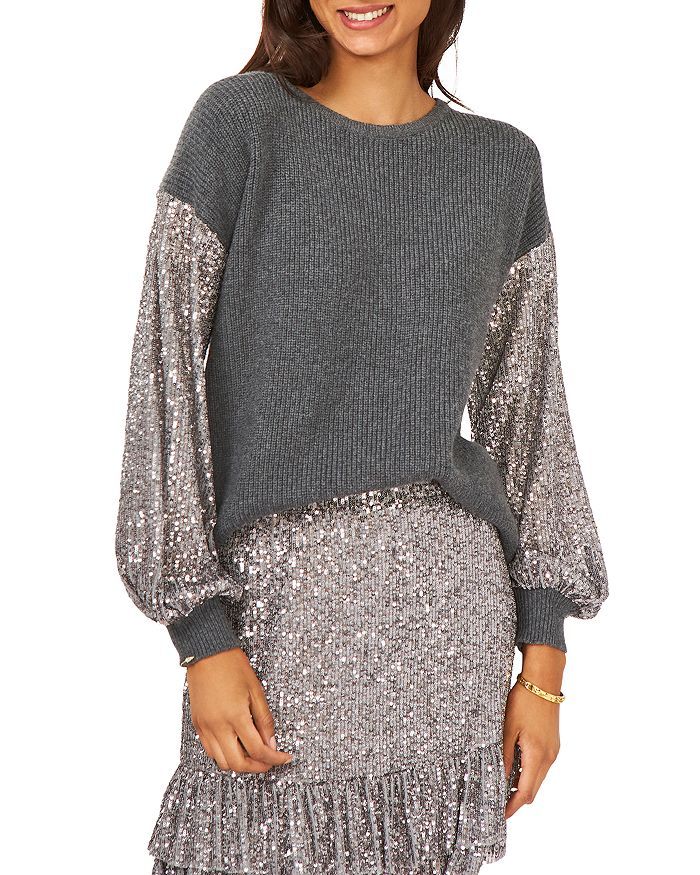 Mixed Media Sequin Sweater | Bloomingdale's (US)