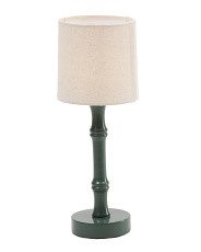 9x4 Bamboo Wood Tabletop Lamp | TJ Maxx
