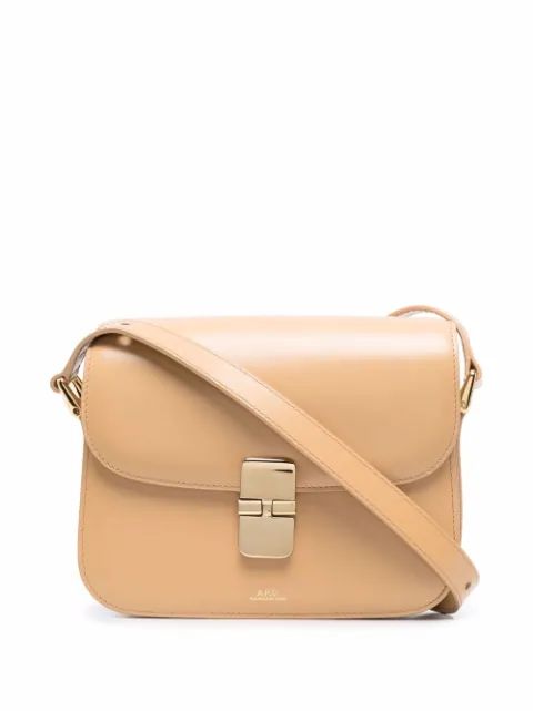Grace leather shoulder bag | Farfetch (UK)