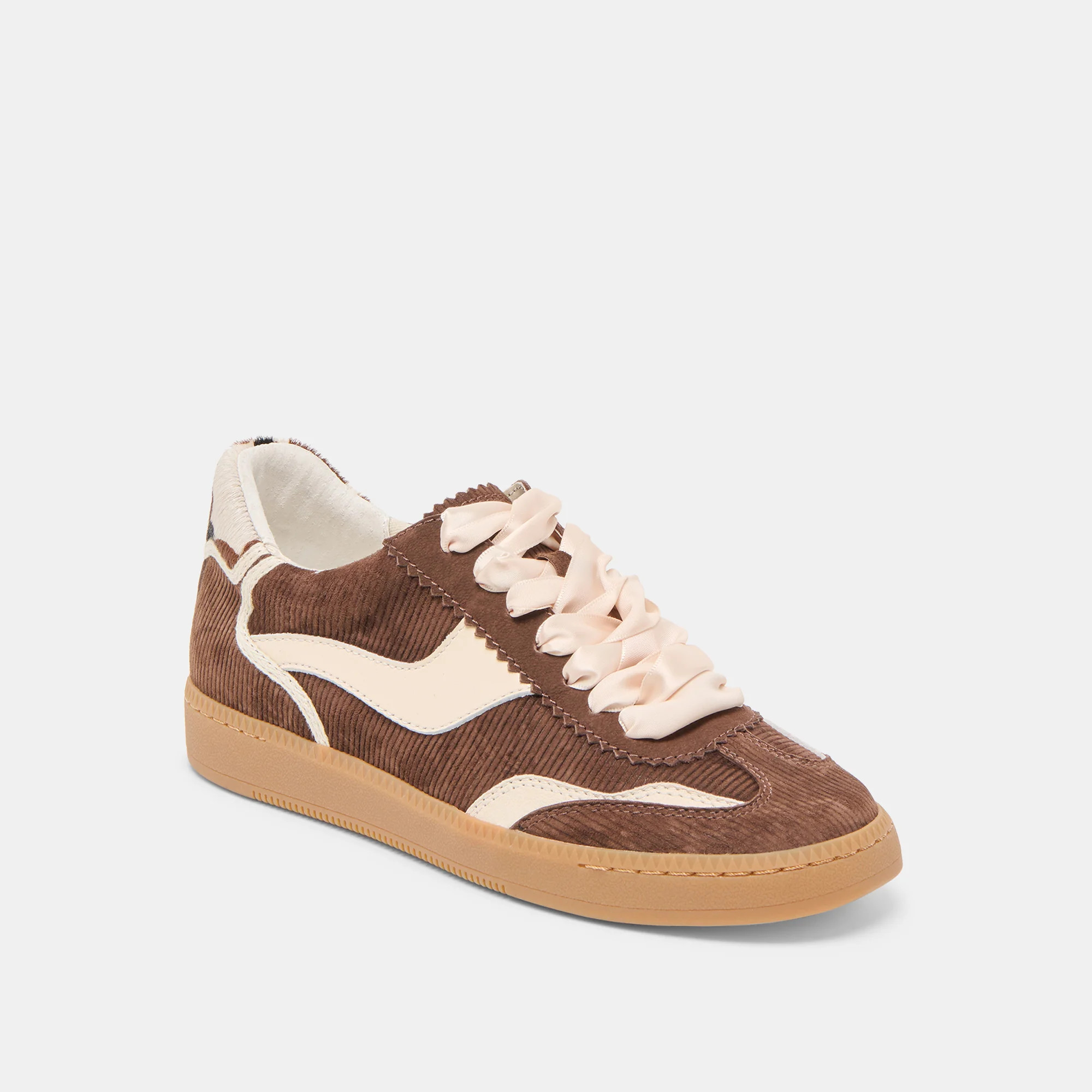Notice Chocolate Corduroy Sneakers | Dolce Vita | DolceVita.com