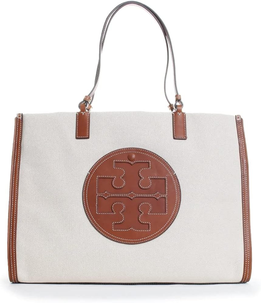 Tory Burch Women's Ella Canvas Tote | Amazon (US)