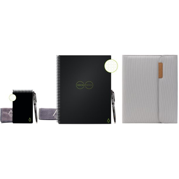 Rocketbook Smart Notebooks Ultimate Bundle-Includes 1 Rocketbook Core Black Notebook(8.5" x 11"),... | Walmart (US)