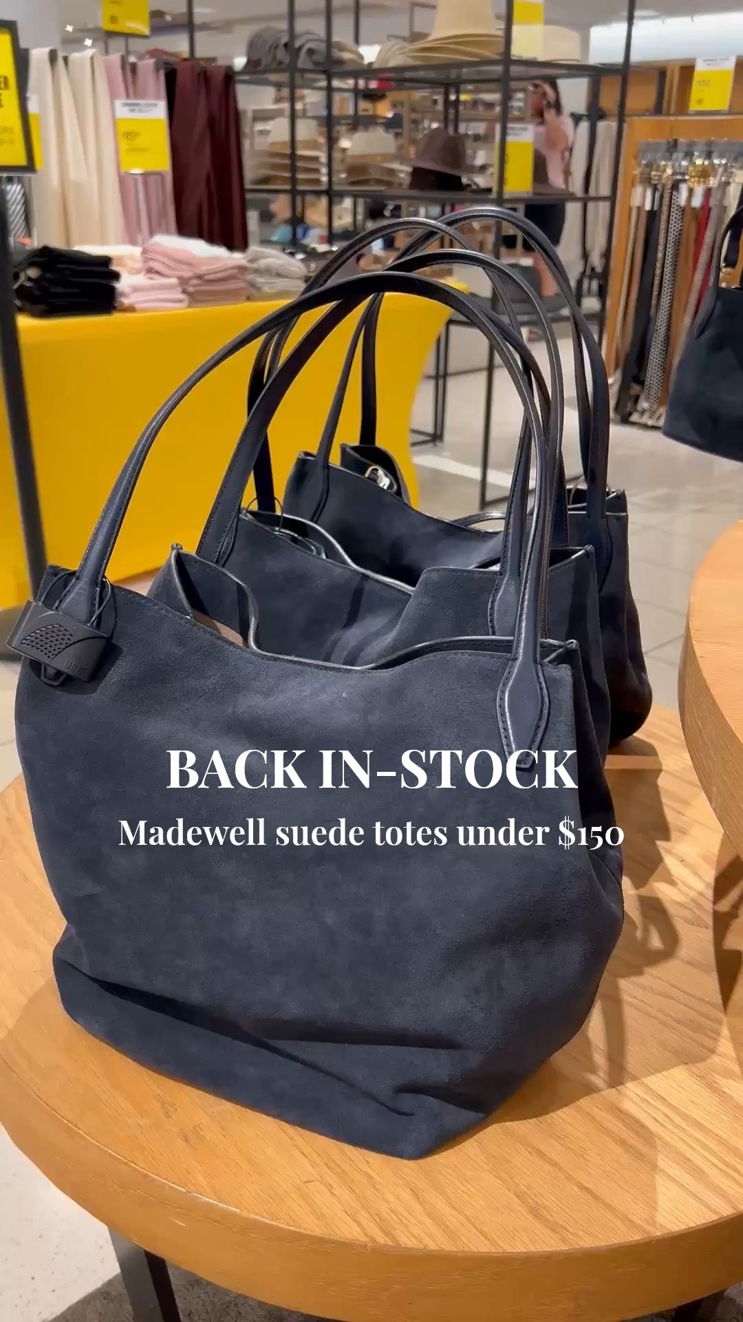 Back in-stock! 

Madewell suede totes — under $150

Also linked to two other suede bags that are part of the nsale 

Nordstrom anniversary sale / bags / fall staple 

#LTKSaleAlert