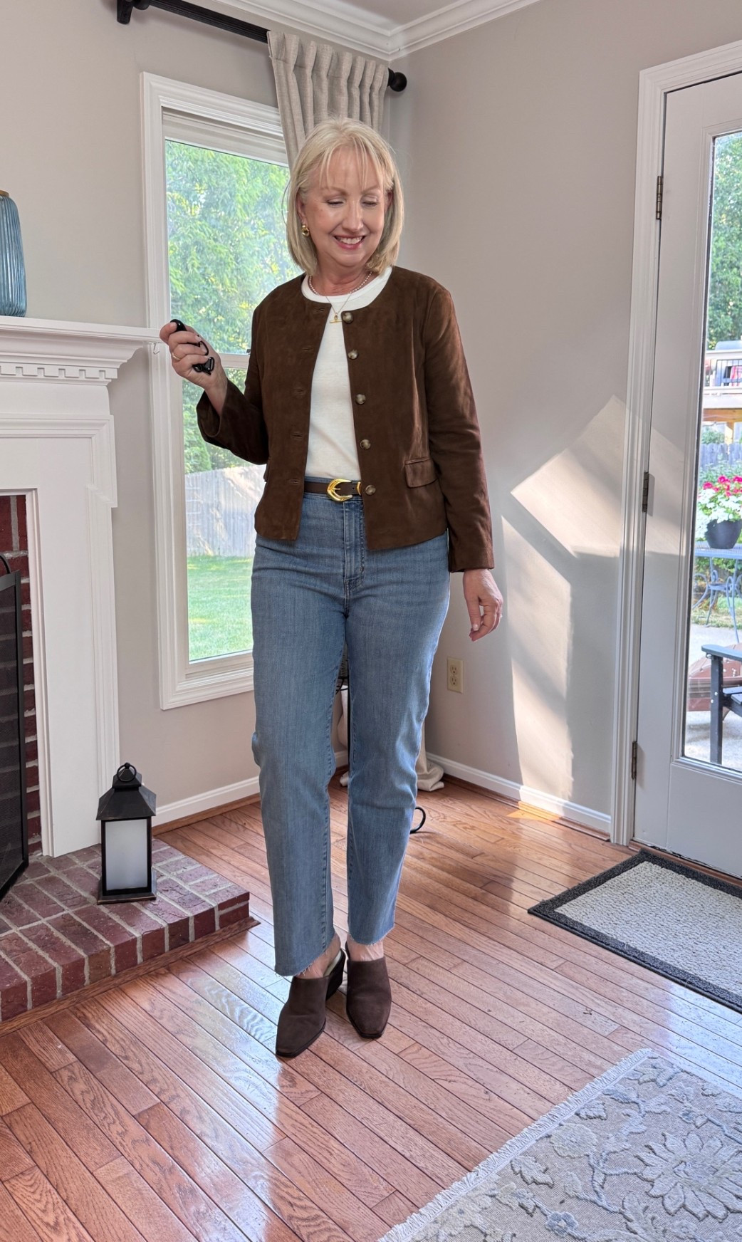 Brown is still in style and I couldn’t resist this suede jacket. And make sure you scoop up a couple AllSaints Stevie crewneck shirts, they are my favorite.

#LTKSaleAlert #LTKOver40 #LTKmomlife